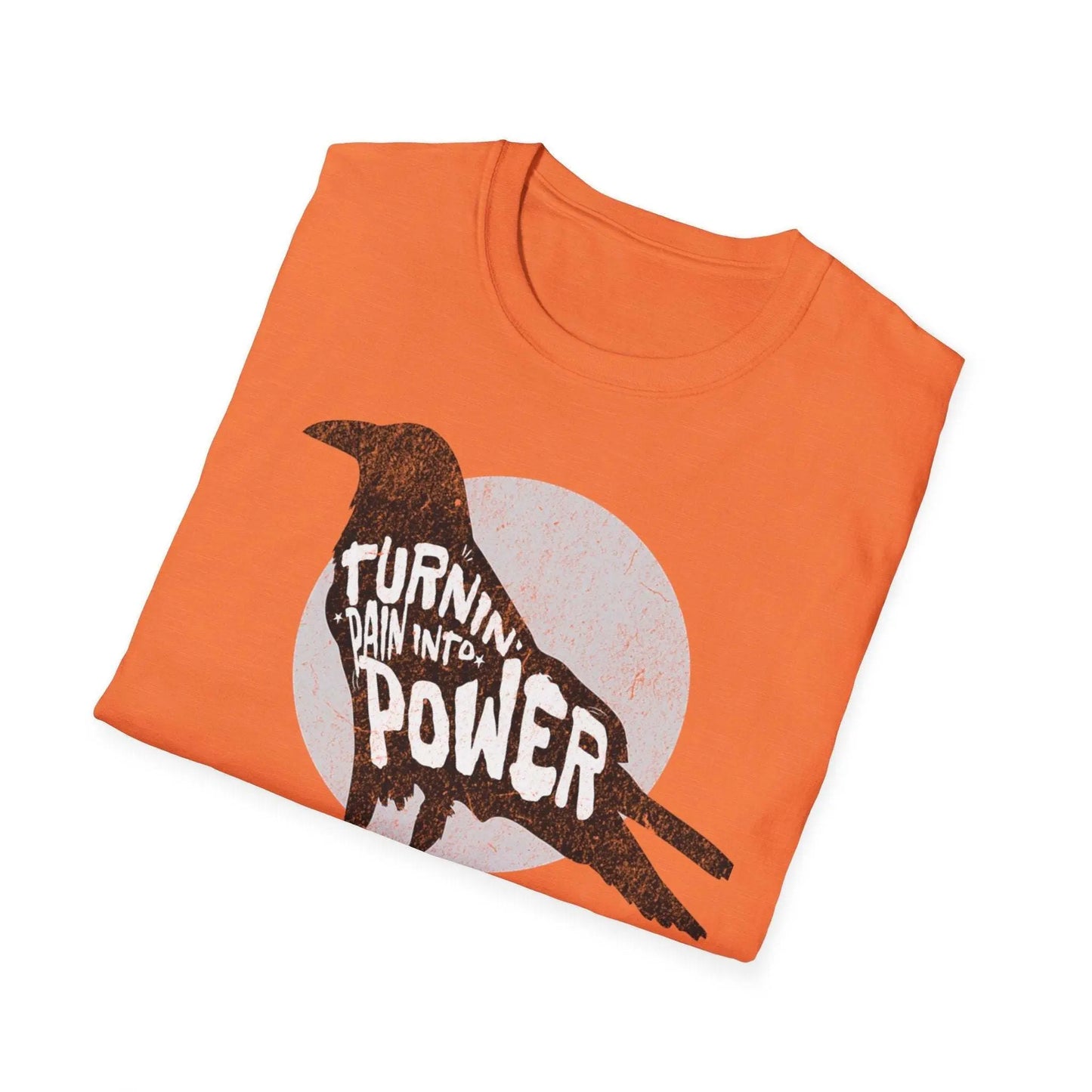 Raven Empowerment T-Shirt – Turnin' Pain Into Power Graphic Tee - veevibeco