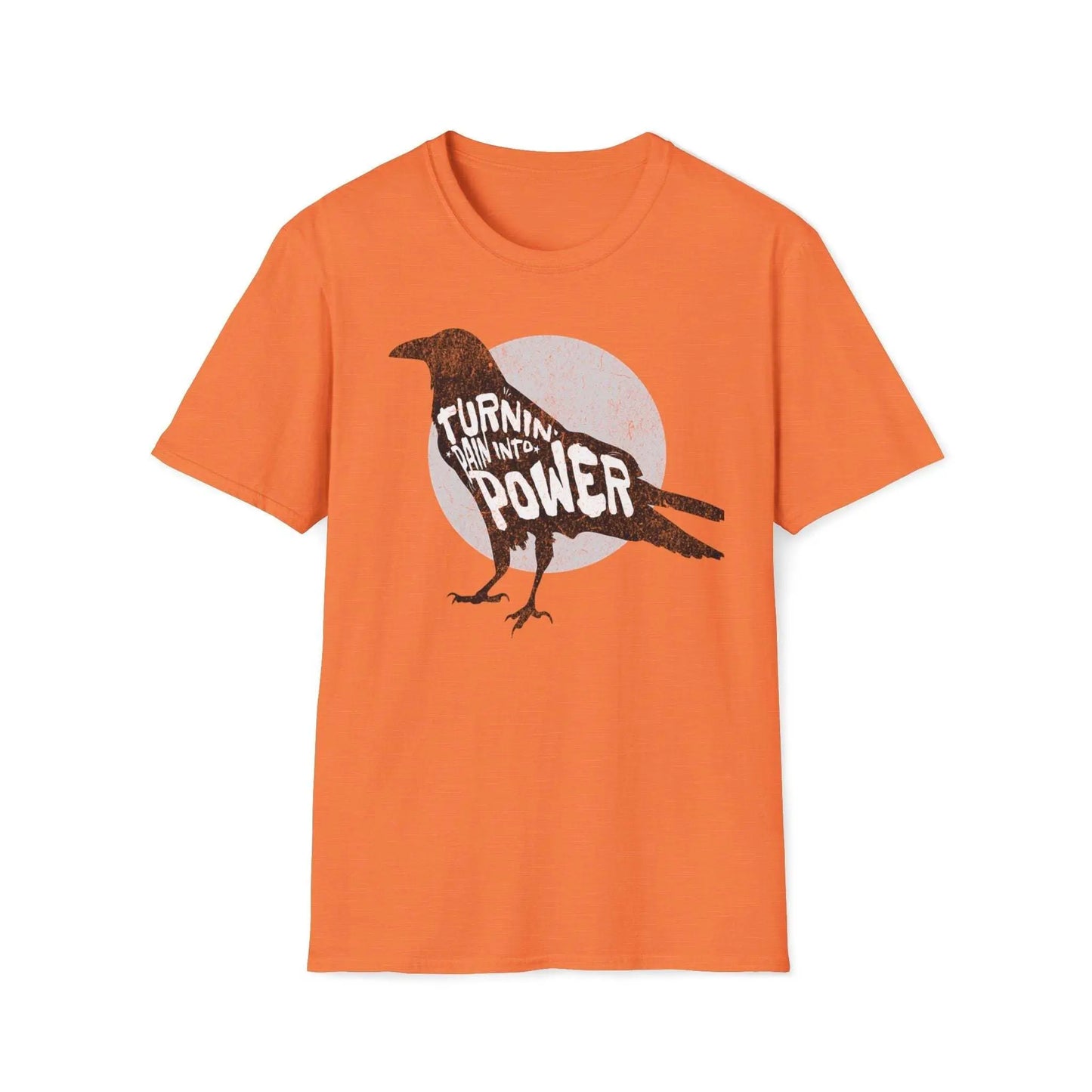 Raven Empowerment T-Shirt – Turnin' Pain Into Power Graphic Tee - veevibeco