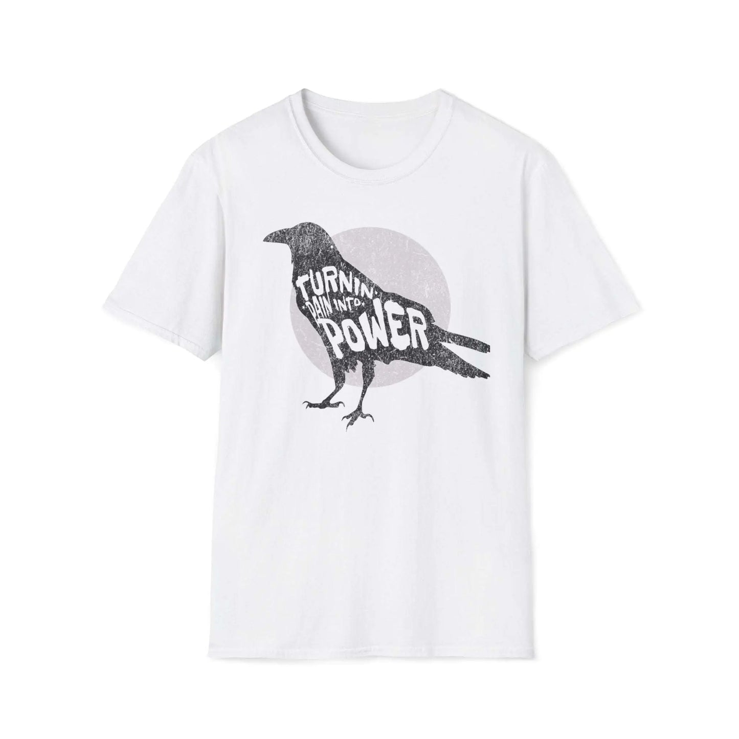 Raven Empowerment T-Shirt – Turnin' Pain Into Power Graphic Tee - veevibeco
