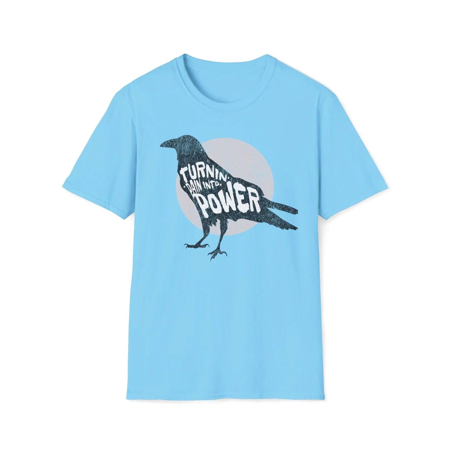 Raven Empowerment T-Shirt – Turnin' Pain Into Power Graphic Tee - veevibeco