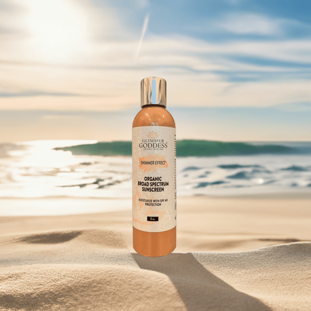 Goddess Glow Shimmer Suntan Lotion SPF 40 - Reef - Safe Radiance - veevibeco
