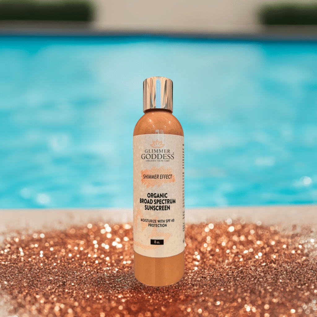 Goddess Glow Shimmer Suntan Lotion SPF 40 - Reef - Safe Radiance - veevibeco
