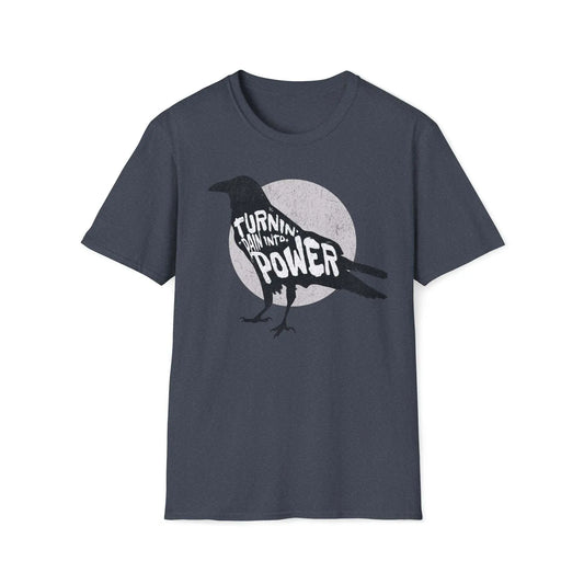 Raven Empowerment T-Shirt – Turnin' Pain Into Power Graphic Tee - veevibeco