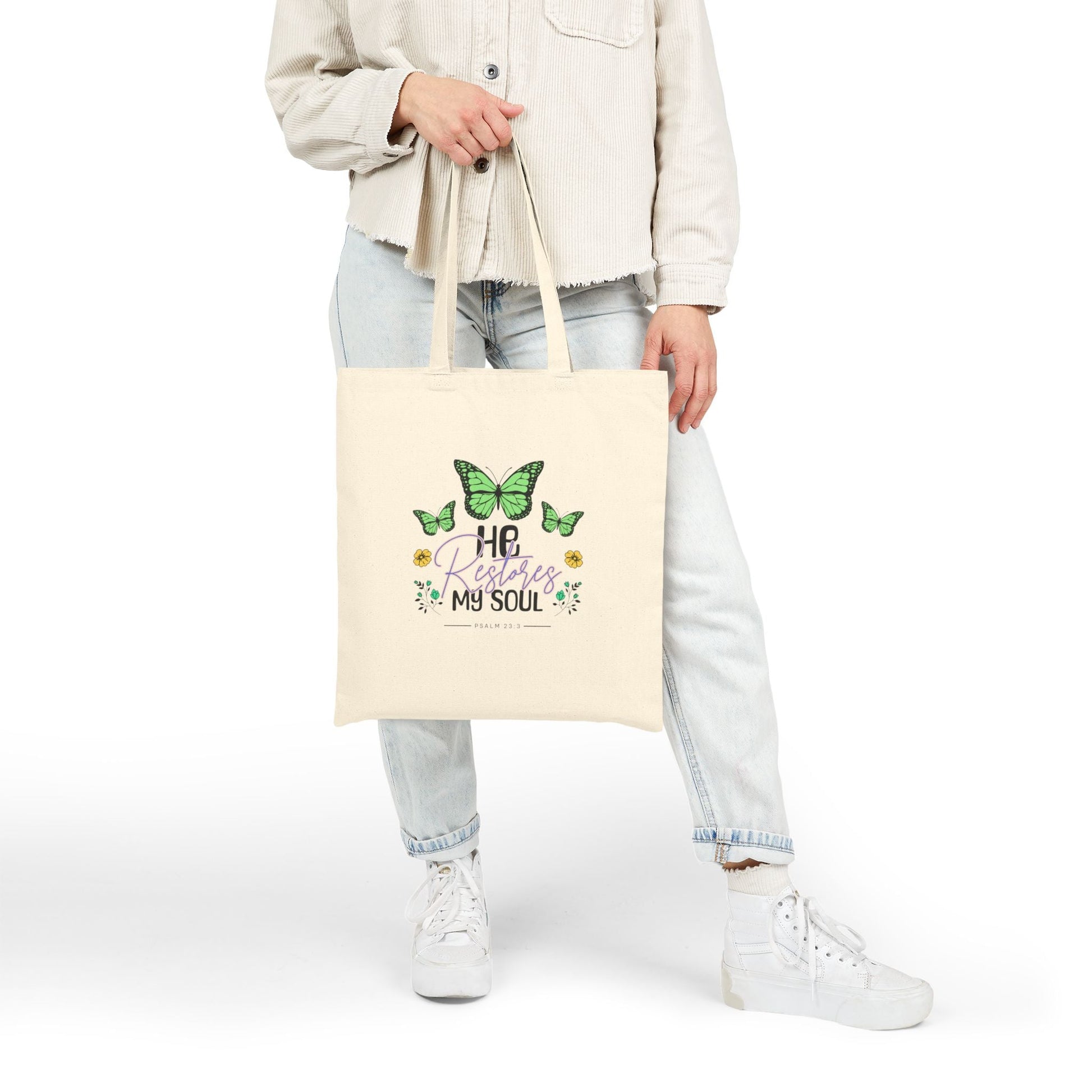 Spiritual Healing Canvas Tote Bag - veevibeco