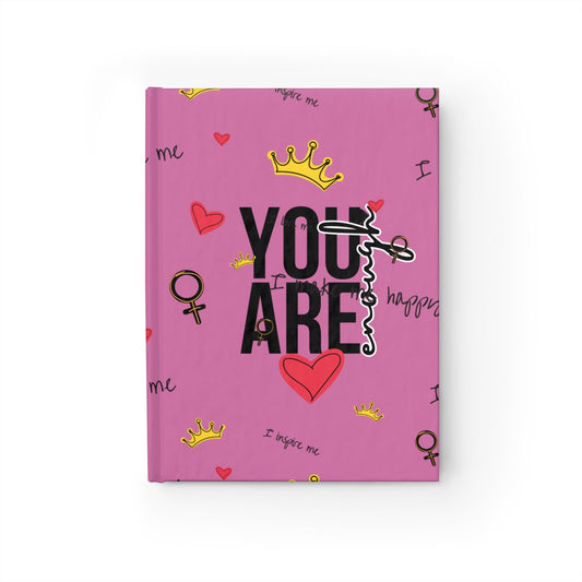 Ruled Line Journal: You Are Enough - veevibeco